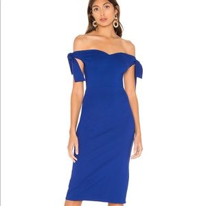 Super down off the shoulder midi dress S